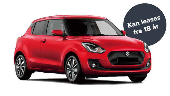 Billig privatleasing af Suzuki Swift 1,2 Dualjet Club | GoMore